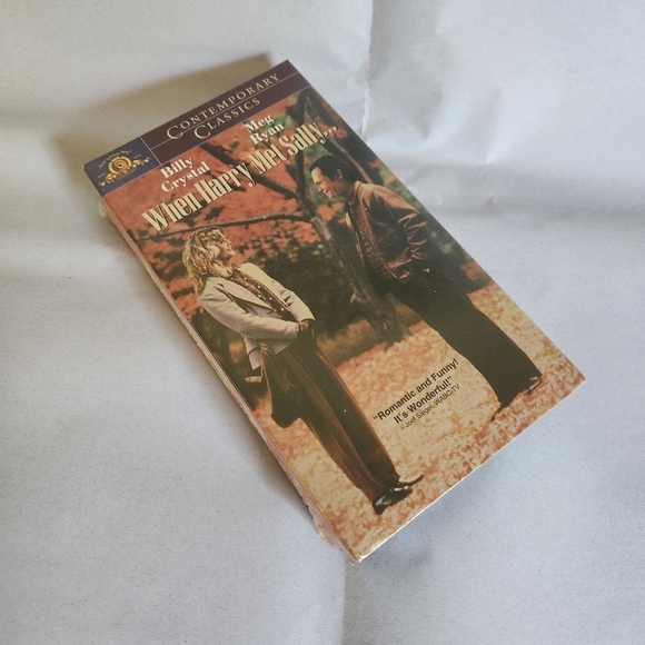 Vintage & Rare! When Harry Met Sally VHS Tape - Brand New, Sealed! Deadstock 90s - Picture 2 of 6